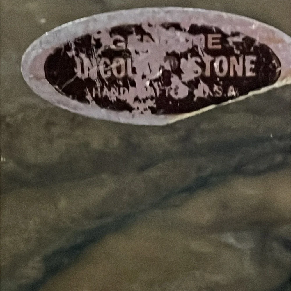 Vintage Incolay stone La Vie village scene  jewelry box
